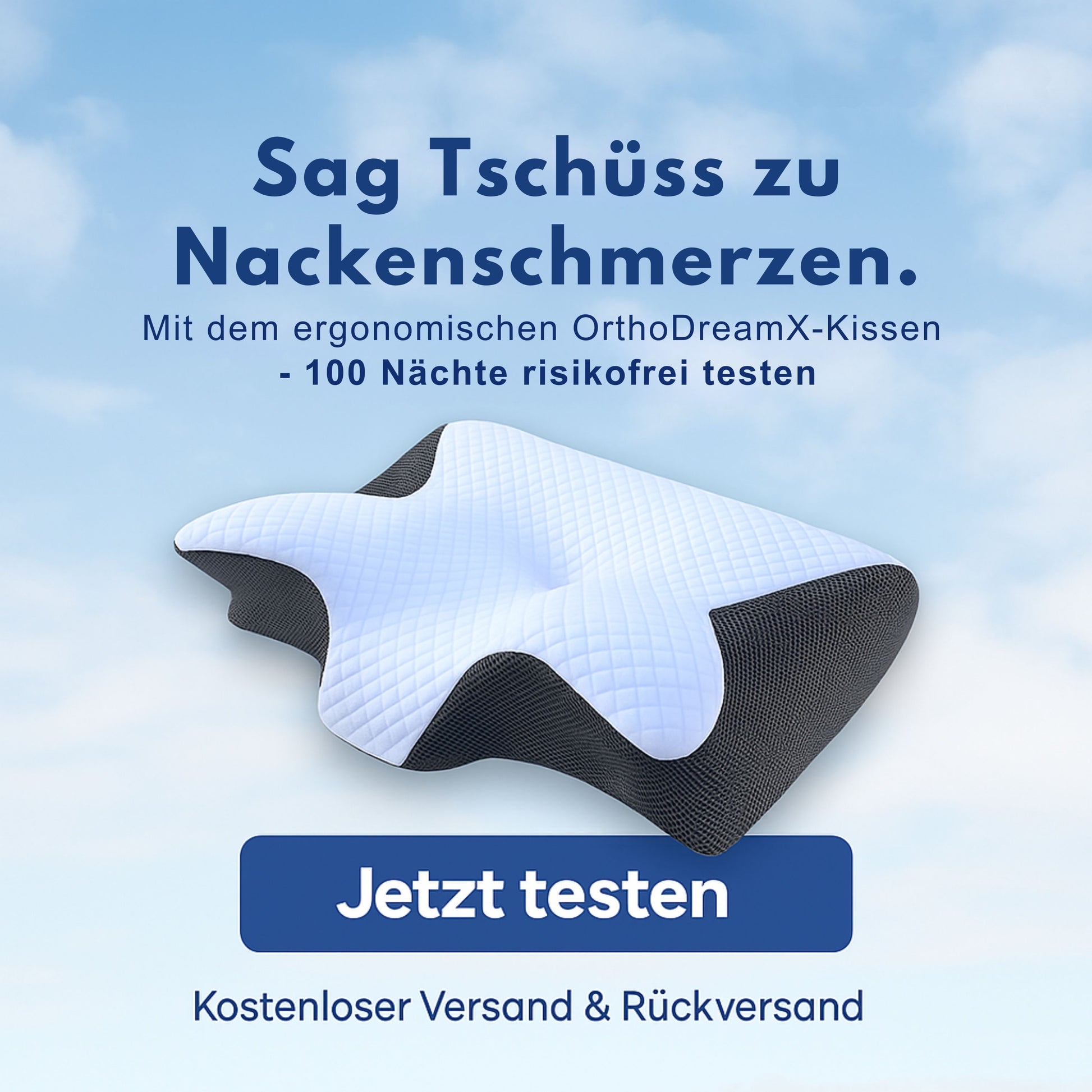 OrthoDreamX – Orthopädisches Kissen gegen Nackenschmerzen - MyMula