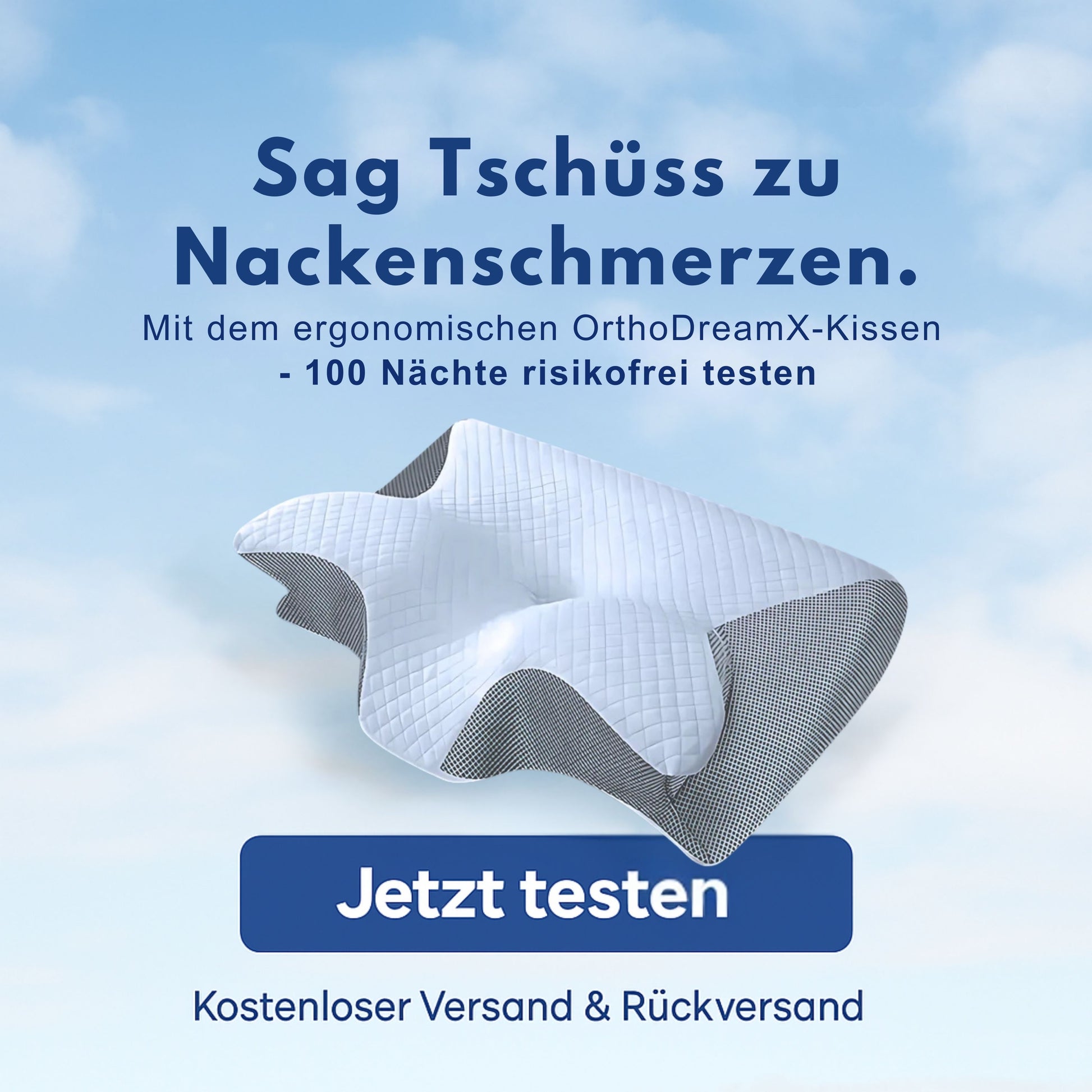 OrthoDreamX – Orthopädisches Kissen gegen Nackenschmerzen - MyMula