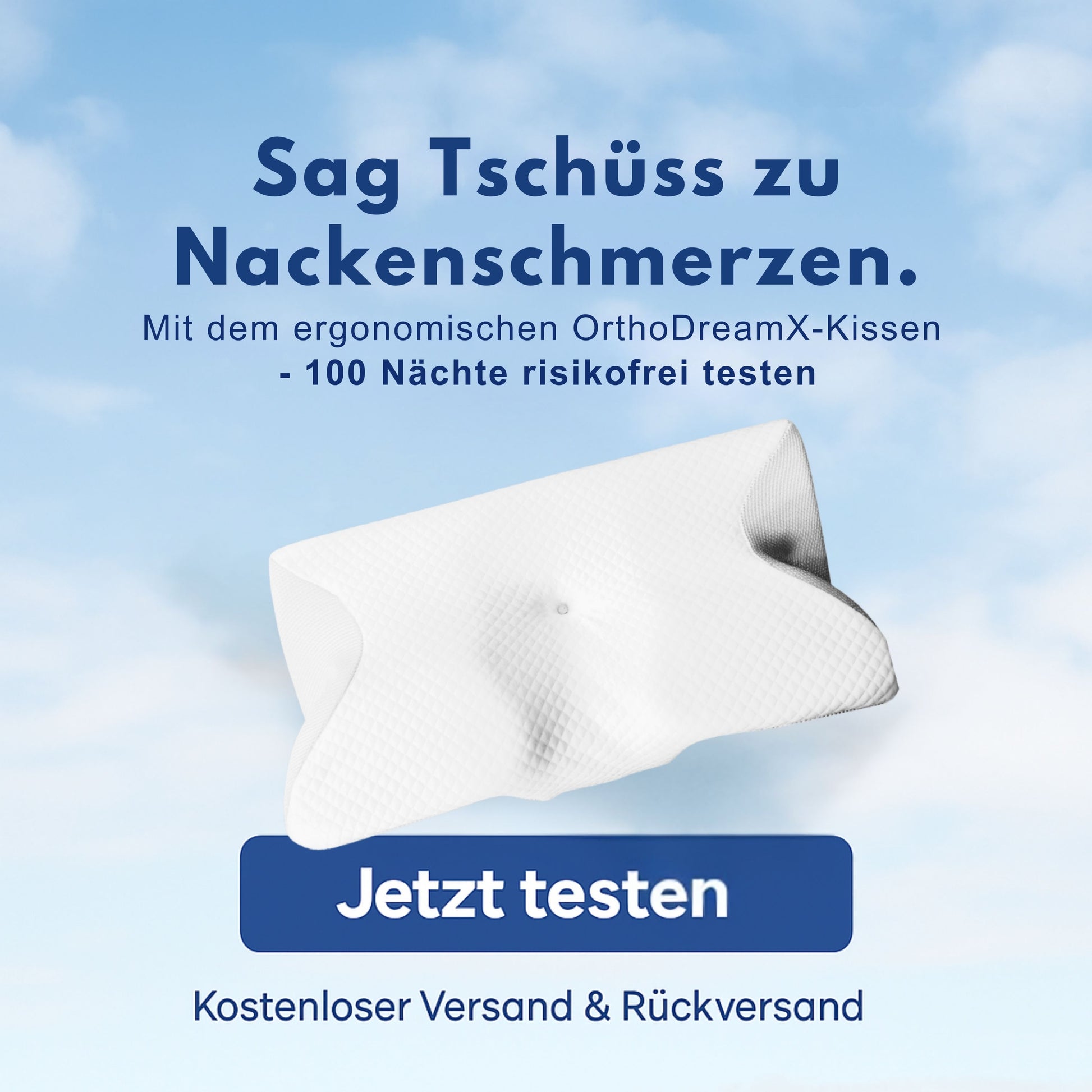 OrthoDreamX – Orthopädisches Kissen gegen Nackenschmerzen - MyMula
