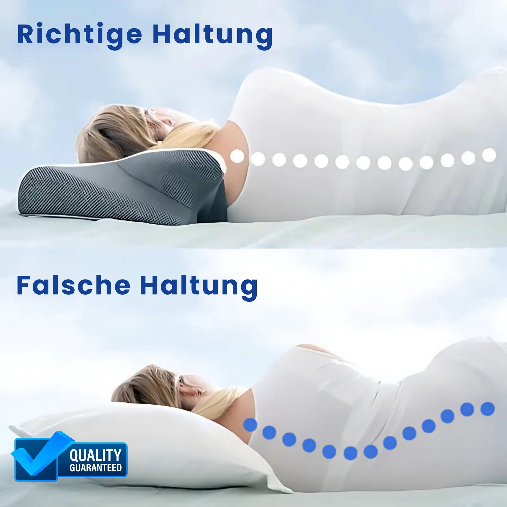 OrthoDreamX – Orthopädisches Kissen gegen Nackenschmerzen - MyMula